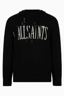 All Saints AllSaints Black Destroy Saints Hoodie -ALLSAINTS Sales unnamed file 3402