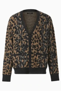 All Saints AllSaints Ezra Brown Cardigan -ALLSAINTS Sales unnamed file 3421