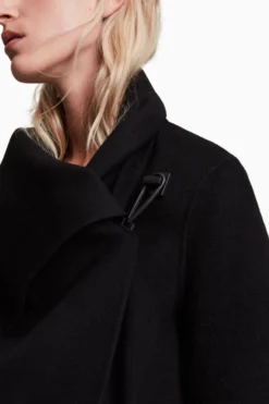 All Saints AllSaints Black Monument Eve Coat -ALLSAINTS Sales unnamed file 3434 scaled