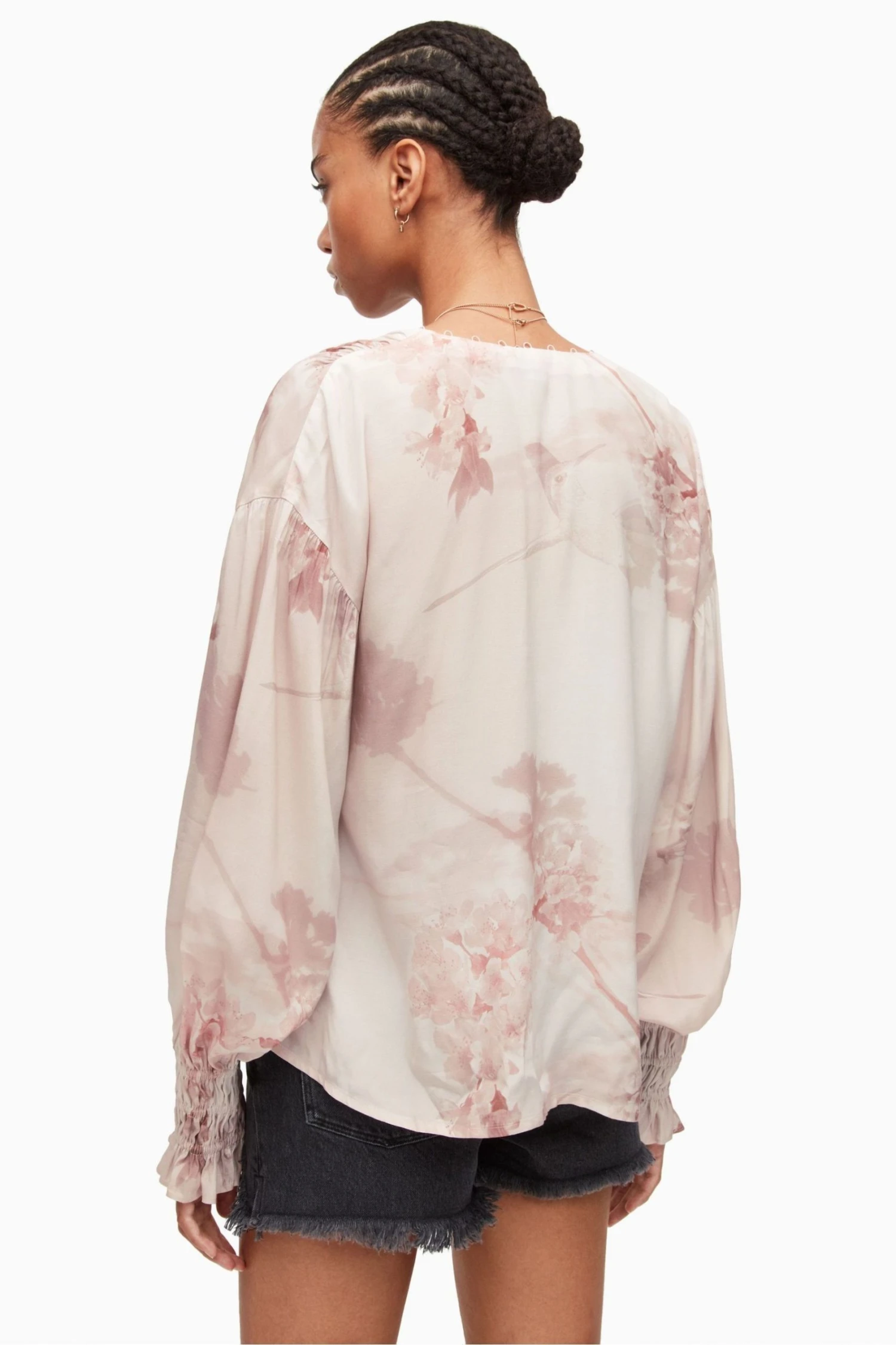 All Saints AllSaints Pink Stella Top 4 All Saints AllSaints Pink Stella Top - Image 2