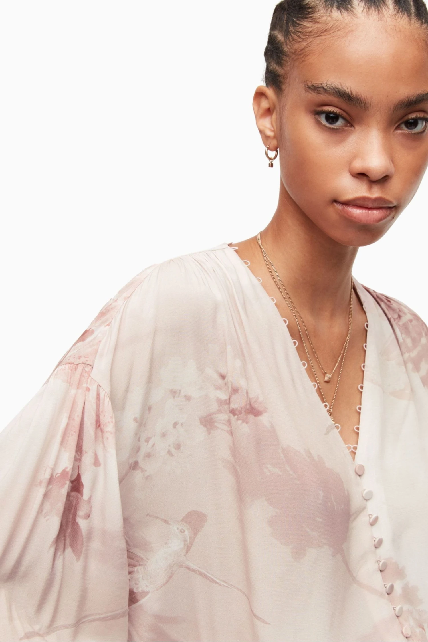 All Saints AllSaints Pink Stella Top 5 All Saints AllSaints Pink Stella Top - Image 3