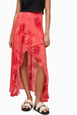All Saints AllSaints Slvina Nila Orange Skirt -ALLSAINTS Sales unnamed file 3504 scaled