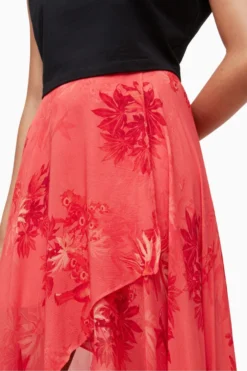 All Saints AllSaints Slvina Nila Orange Skirt -ALLSAINTS Sales unnamed file 3505 scaled