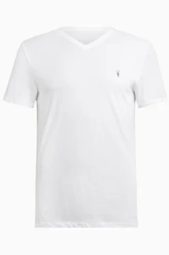 All Saints AllSaints White Tonic V-Neck T-Shirt