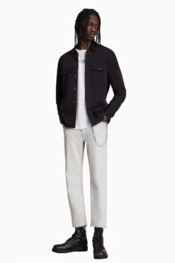 All Saints AllSaints Black Spotter Military Shirt -ALLSAINTS Sales unnamed file 3574 scaled
