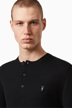 All Saints Black Mode Merino Ss Henle T-Shirt -ALLSAINTS Sales unnamed file 3599 scaled