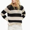 All Saints AllSaints Black Lou Mesh Jumper -ALLSAINTS Sales unnamed file 3604 scaled