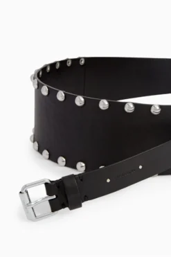 All Saints AllSaints Black Alcor Belt -ALLSAINTS Sales unnamed file 3621 scaled
