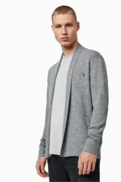 All Saints Grey Mode Merino Open Cardigan -ALLSAINTS Sales unnamed file 3627 scaled
