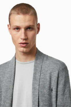 All Saints Grey Mode Merino Open Cardigan -ALLSAINTS Sales unnamed file 3628 scaled