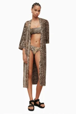 All Saints AllSaints Animal Carine Noche Kimono