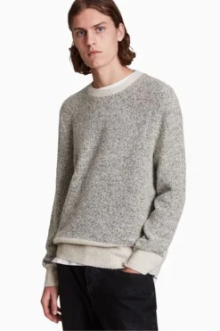 All Saints AllSaints Cream Shep Crew Top -ALLSAINTS Sales unnamed file 3650