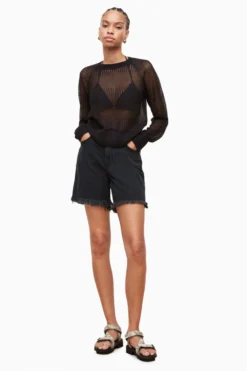 All Saints AllSaints Black Misha Lou Jumper 5 All Saints AllSaints Black Misha Lou Jumper -ALLSAINTS Sales unnamed file 3654 scaled
