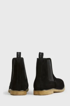 All Saints AllSaints Rhett Black Chelsea Suede Boots -ALLSAINTS Sales unnamed file 3660 scaled