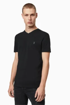 All Saints AllSaints Black Tonic V-Neck T-Shirt -ALLSAINTS Sales unnamed file 3673 scaled