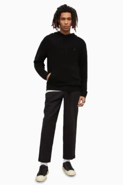All Saints Black Ivar Merino Hoodie -ALLSAINTS Sales unnamed file 3685 scaled