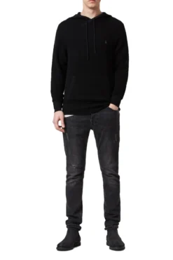 All Saints Black Ivar Merino Hoodie -ALLSAINTS Sales unnamed file 3686 scaled