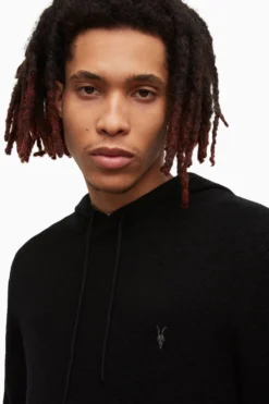 All Saints Black Ivar Merino Hoodie -ALLSAINTS Sales unnamed file 3688 scaled
