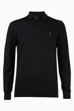 All Saints AllSaints Mode Merino Ls Polo -ALLSAINTS Sales unnamed file 3699