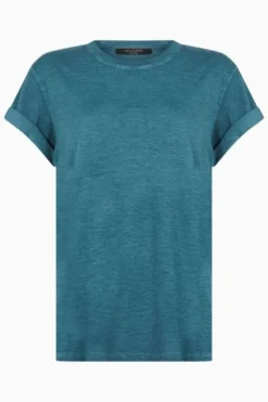 All Saints AllSaints Blue Anna T-Shirt -ALLSAINTS Sales unnamed file 370
