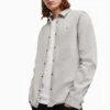 All Saints AllSaints Grey Gleason Ls Shirt -ALLSAINTS Sales unnamed file 3704 scaled