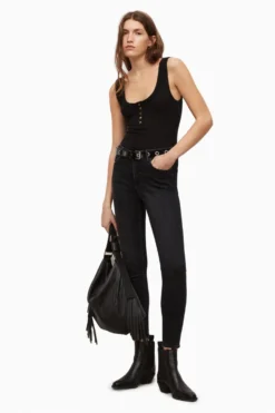 All Saints AllSaints Womens Black Miller Size Me Skinny Fit Jeans -ALLSAINTS Sales unnamed file 3713 scaled
