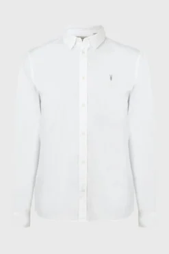 All Saints AllSaints Hawthorne Long Sleeved Shirt White 18 All Saints AllSaints Hawthorne Long Sleeved Shirt White -ALLSAINTS Sales unnamed file 3734