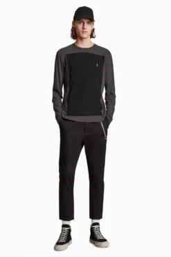 All Saints Black Lobke Ls Crew Top -ALLSAINTS Sales unnamed file 374 scaled