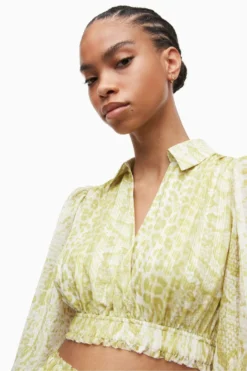 All Saints AllSaints Green Clara Noche Top 13 All Saints AllSaints Green Clara Noche Top -ALLSAINTS Sales unnamed file 3747 scaled