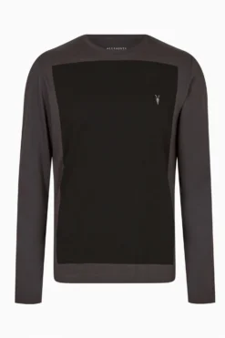 All Saints Black Lobke Ls Crew Top -ALLSAINTS Sales unnamed file 376 scaled