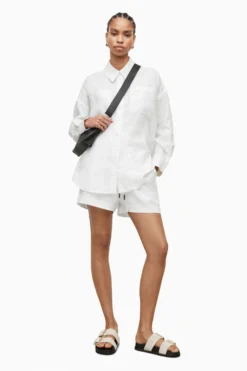 All Saints AllSaints White Inez Shirt -ALLSAINTS Sales unnamed file 3767 scaled