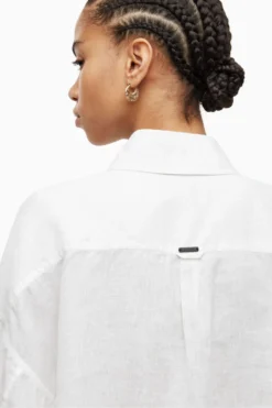 All Saints AllSaints White Inez Shirt -ALLSAINTS Sales unnamed file 3769 scaled