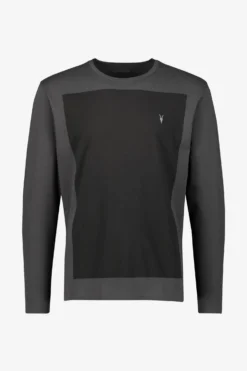 All Saints Black Lobke Ls Crew Top -ALLSAINTS Sales unnamed file 377 scaled