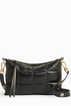 All Saints AllSaints Eve Black Quilt Crossbody Bag -ALLSAINTS Sales unnamed file 3790