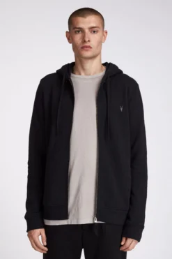 All Saints AllSaints Raven Hoodie Black