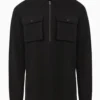 All Saints AllSaints Black Tomas Half Zip Top -ALLSAINTS Sales unnamed file 3806 scaled