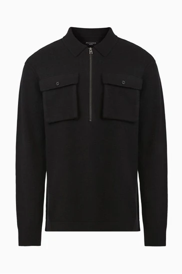 unnamed-file-3807.jpg All Saints AllSaints Black Tomas Half Zip Top -ALLSAINTS Sales unnamed file 3807