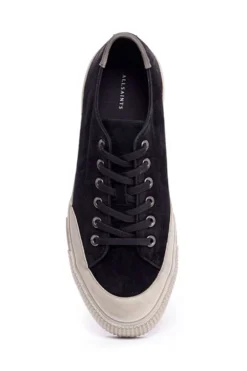 All Saints AllSaints Black Rigg Ramskull Lace-Up Canvas Shoes 11 All Saints AllSaints Black Rigg Ramskull Lace-Up Canvas Shoes -ALLSAINTS Sales unnamed file 3825 scaled