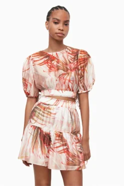 All Saints AllSaints Astria Luar Pink Top