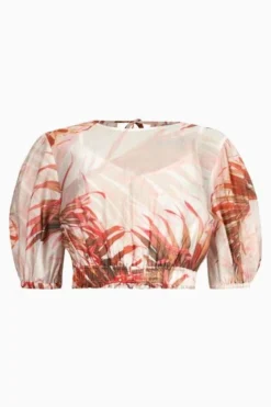 All Saints AllSaints Astria Luar Pink Top -ALLSAINTS Sales unnamed file 3842