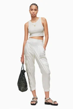 All Saints AllSaints White Astarte Trousers -ALLSAINTS Sales unnamed file 3876 scaled
