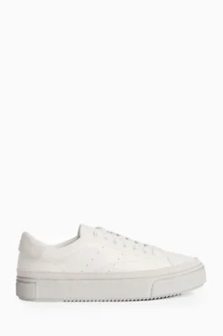 All Saints Trish White Sneakers -ALLSAINTS Sales unnamed file 3888