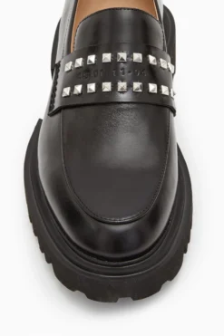 All Saints AllSaints Lola Black Stud Loafers -ALLSAINTS Sales unnamed file 3906 scaled
