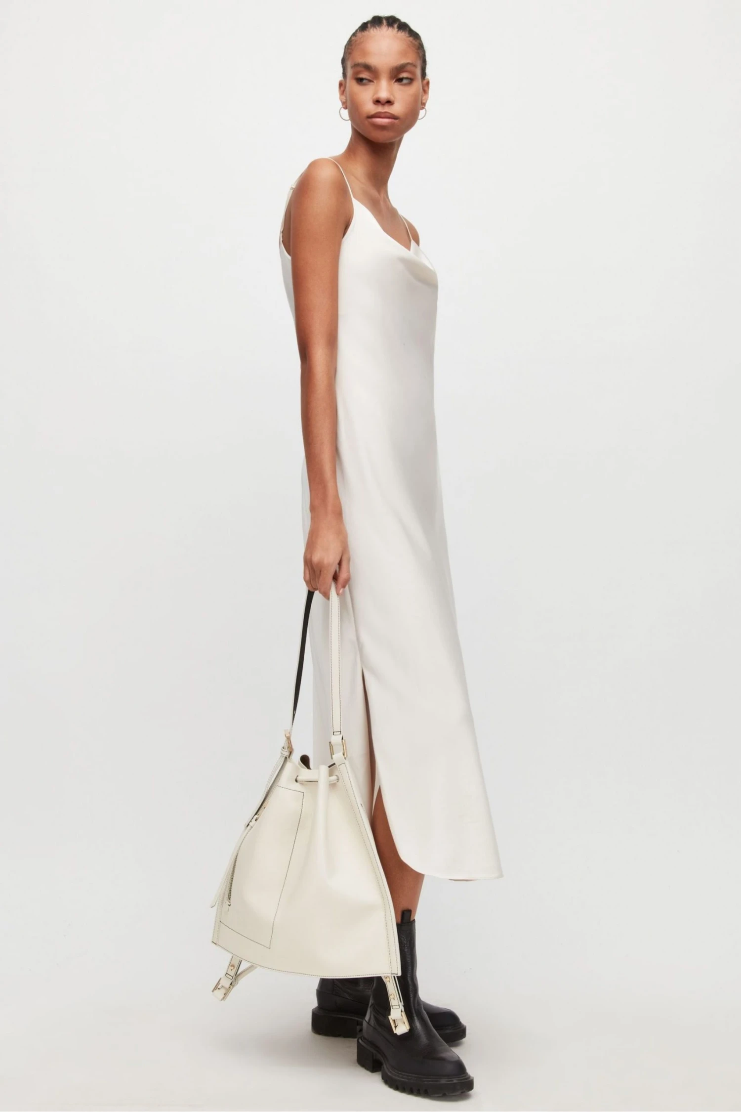 All Saints AllSaints White Alpha Contrast Backpack 6 All Saints AllSaints White Alpha Contrast Backpack - Image 4