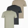 All Saints AllSaints Natural Brace Short Sleeves Crew T-Shirts 3 Pack -ALLSAINTS Sales unnamed file 3924 scaled