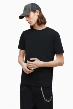 All Saints AllSaints Black Ossage Short Sleeve Crew T-Shirt -ALLSAINTS Sales unnamed file 393 scaled