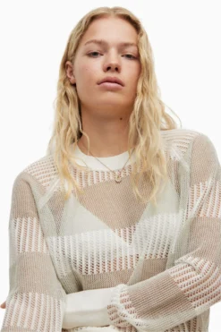 All Saints AllSaints White Misha Lou Jumper -ALLSAINTS Sales unnamed file 3955 scaled