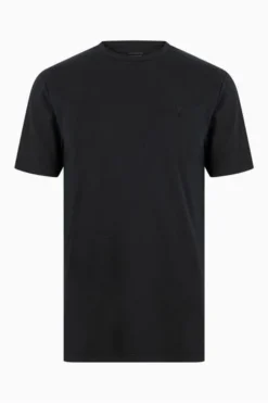 All Saints AllSaints Black Ossage Short Sleeve Crew T-Shirt -ALLSAINTS Sales unnamed file 396