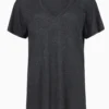 All Saints AllSaints Black Emelyn Shimmer T-Shirt -ALLSAINTS Sales unnamed file 3961 scaled