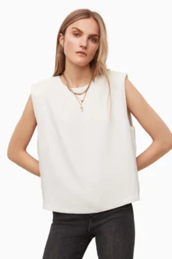 All Saints AllSaints White Mika Top